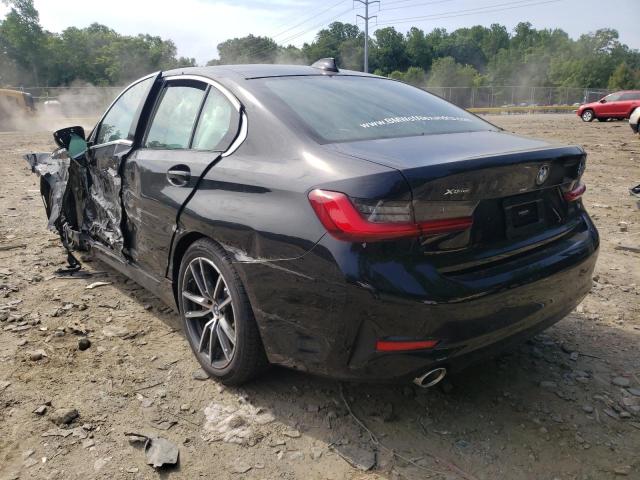 3MW5R7J00M8B90362 - 2021 BMW 330XI BLACK photo 3