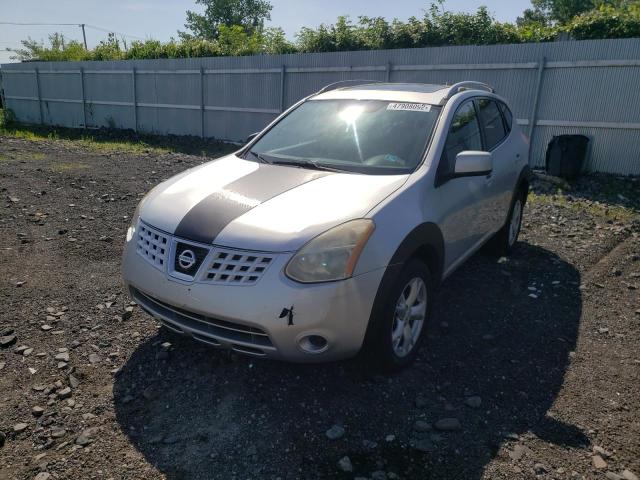 JN8AS58TX8W302189 - 2008 NISSAN ROGUE SILVER photo 2