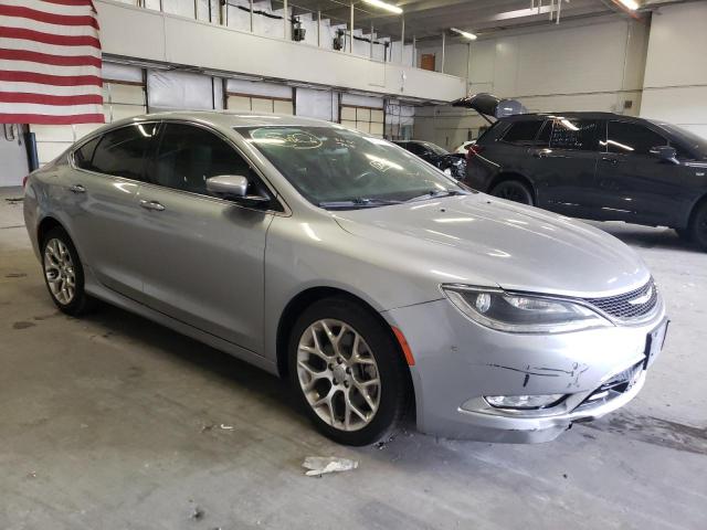 1C3CCCEG1FN656378 - 2015 CHRYSLER 200 C SILVER photo 1