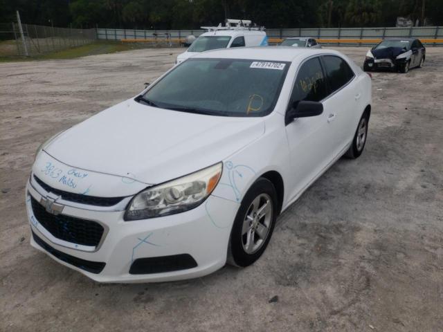 1G11C5SL7FF258238 - 2015 CHEVROLET MALIBU 1LT თეთრი ფოტო 2