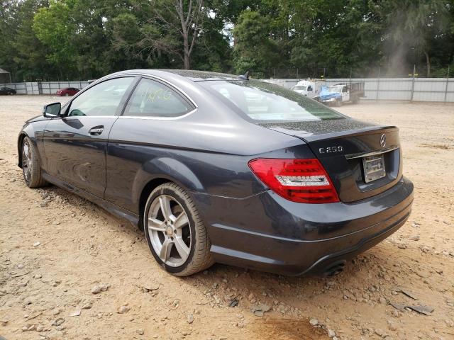 WDDGJ4HB8DG050950 - 2013 MERCEDES-BENZ C 250 GRAY photo 3