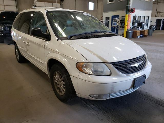 2C8GP64L63R234542 - 2003 CHRYSLER TOWN AND C WHITE photo 1