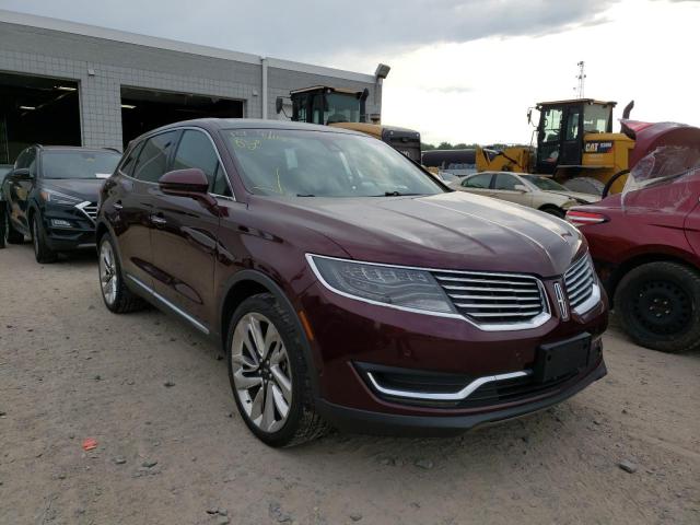 2LMPJ8LP6HBL19268 - 2017 LINCOLN MKX RESERV MAROON photo 1