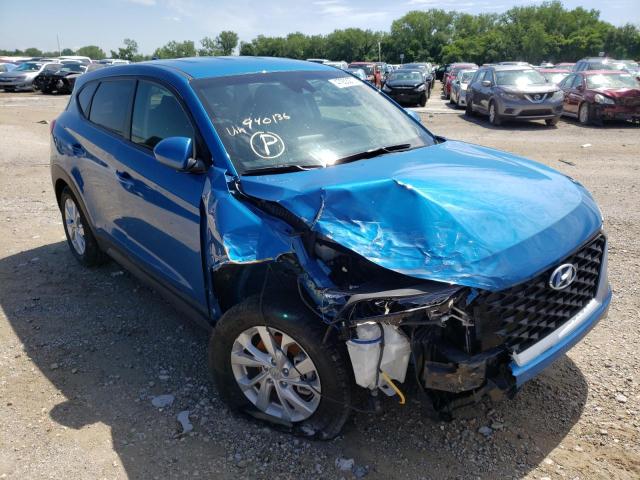 KM8J2CA4XKU940136 - 2019 HYUNDAI TUCSON SE BLUE photo 1