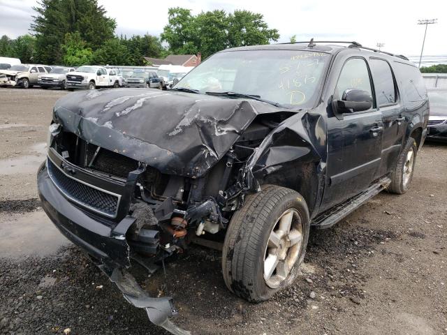 1GNFK16337J252221 - 2007 CHEVROLET SUBURBAN K BLACK photo 2