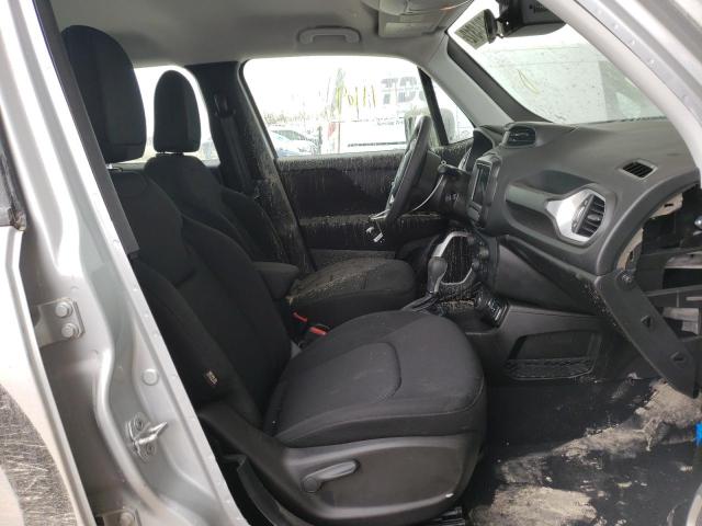 ZACNJDAB1MPN15631 - 2021 JEEP RENEGADE S SILVER photo 5
