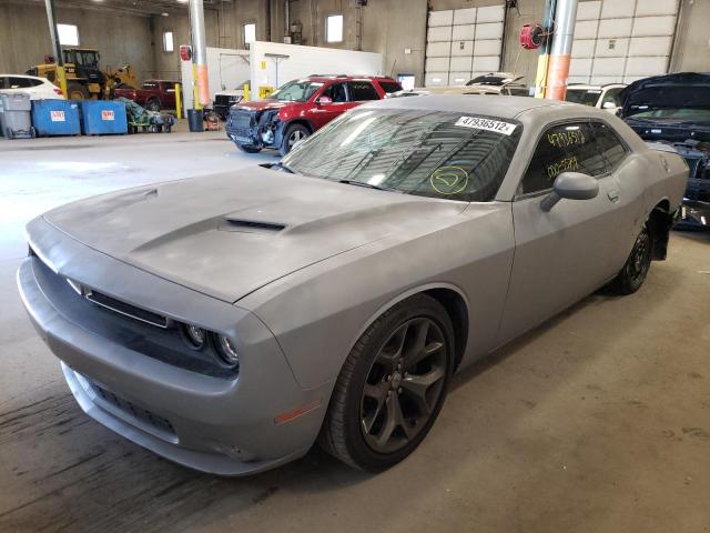 2C3CDZAT1FH820918 - 2015 DODGE CHALLENGER GRAY photo 2