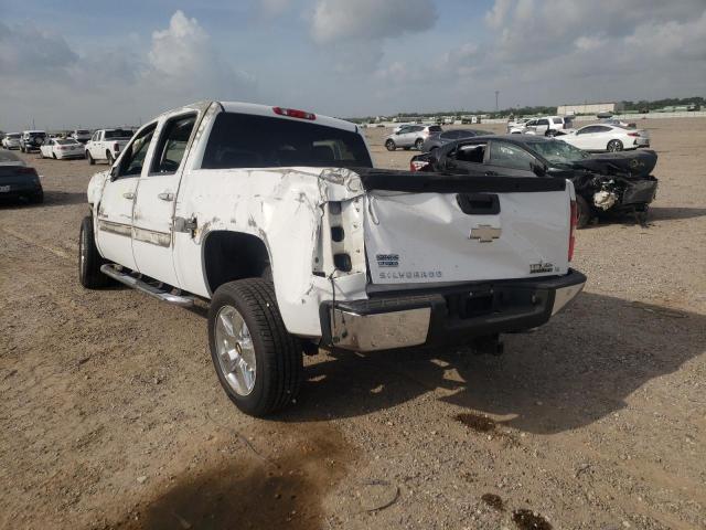 3GCPCSE08BG372842 - 2011 CHEVROLET SILVERADO WHITE photo 3