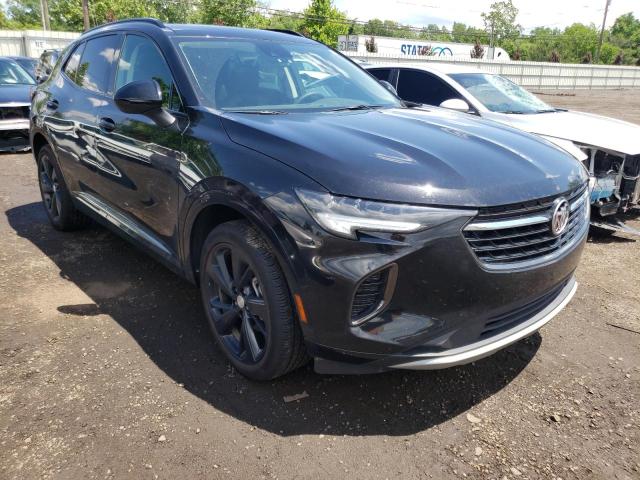 LRBFZNR41MD085933 - 2021 BUICK ENVISION E BLACK photo 1