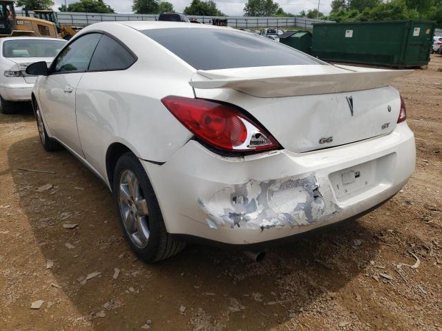 1G2ZH18N074228027 - 2007 PONTIAC G6 GT WHITE photo 9