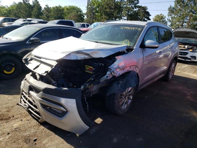 KM8J3CA42JU717388 - 2018 HYUNDAI TUCSON SEL SILVER photo 2