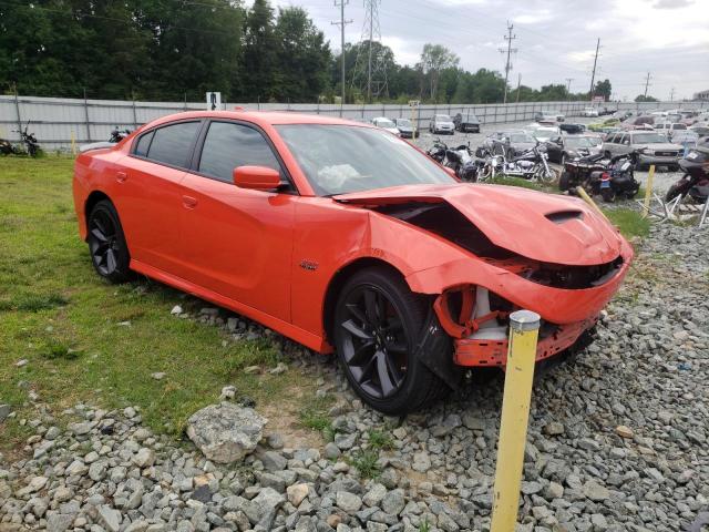 2C3CDXGJ9KH736785 - 2019 DODGE CHARGER SC ORANGE photo 1