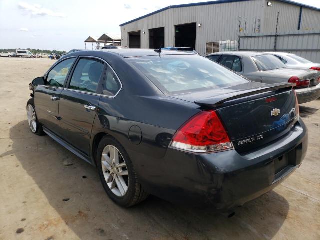 2G1WC5E32D1233169 - 2013 CHEVROLET IMPALA LTZ BLACK photo 3