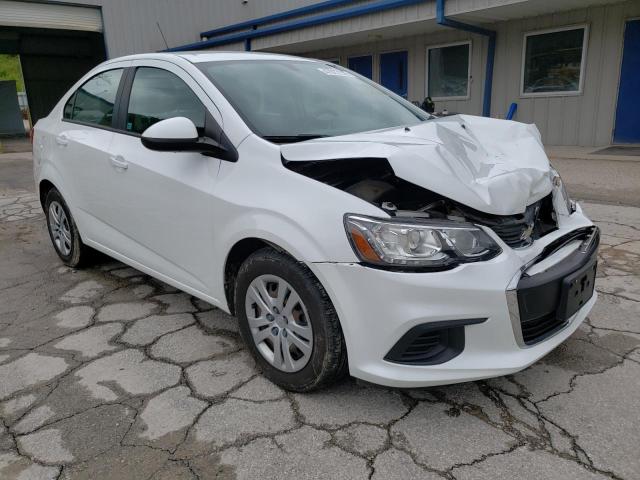 1G1JB5SH7J4103224 - 2018 CHEVROLET SONIC LS WHITE photo 1