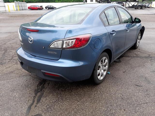 JM1BL1UG8B1402410 - 2011 MAZDA 3 I BLUE photo 4