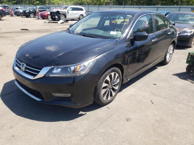 1HGCR2F36EA134143 - 2014 HONDA ACCORD LX BLACK photo 2