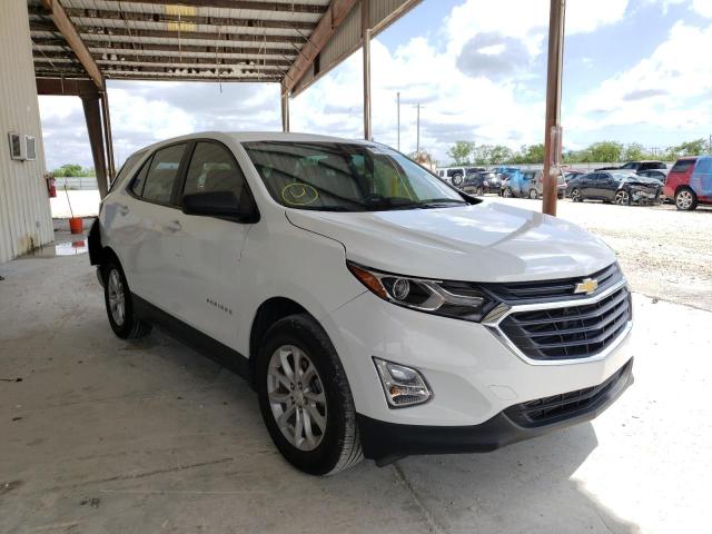 3GNAXHEV2LS676117 - 2020 CHEVROLET EQUINOX LS WHITE photo 1