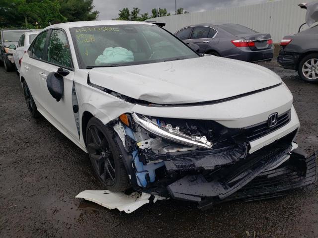 2HGFE2F57NH583424 - 2022 HONDA CIVIC SPOR WHITE photo 1