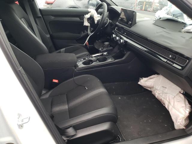 2HGFE2F57NH583424 - 2022 HONDA CIVIC SPOR WHITE photo 5