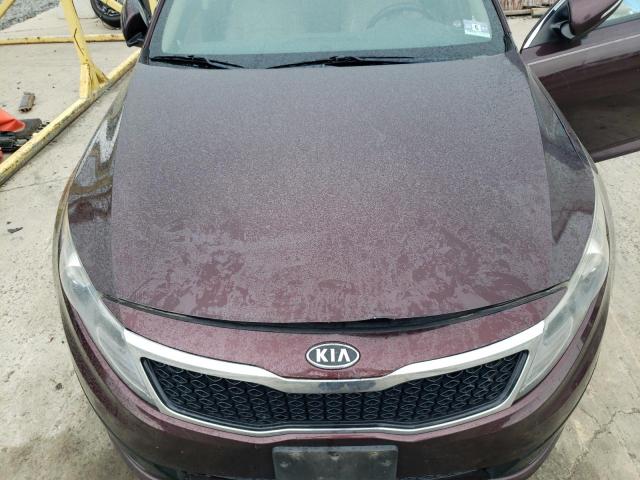 5XXGN4A71CG006587 - 2012 KIA OPTIMA BURGUNDY photo 7