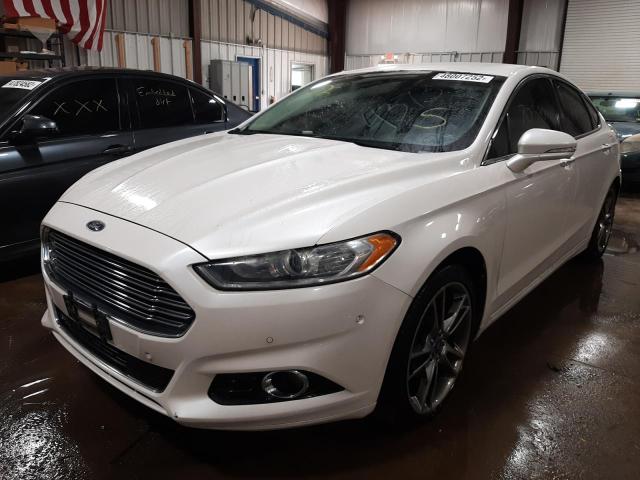 3FA6P0D91DR114373 - 2013 FORD FUSION TIT WHITE photo 2