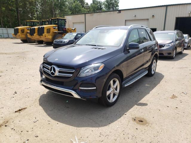 4JGDA5HB7JB089410 - 2018 MERCEDES-BENZ GLE 350 4M BLUE photo 2