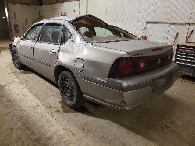 2G1WF52E629208478 - 2002 CHEVROLET IMPALA BEIGE photo 3