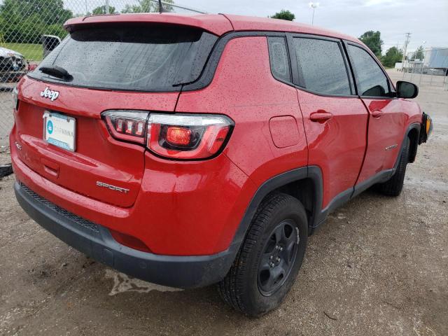 3C4NJDAB0JT284163 - 2018 JEEP COMPASS SP RED photo 4