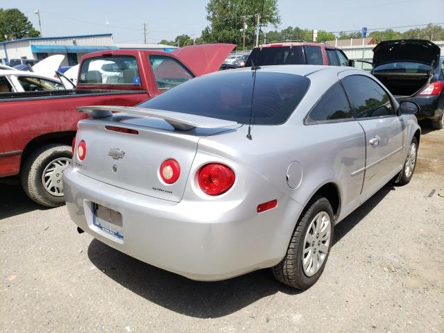 1G1AD1F5XA7165640 - 2010 CHEVROLET COBALT 1LT SILVER photo 4