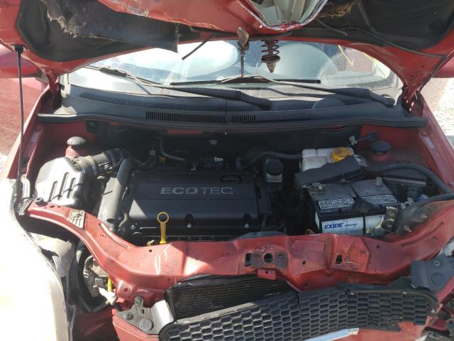 KL1TD66E99B629370 - 2009 CHEVROLET AVEO LS 红色 照片 7