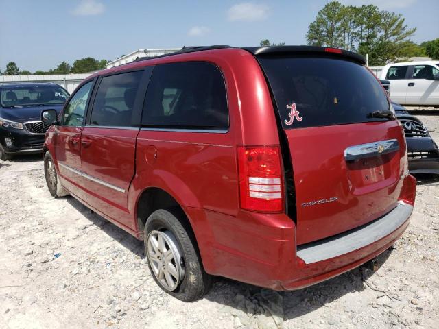 2A8HR541X9R571113 - 2009 CHRYSLER TOWN & COU MAROON photo 3