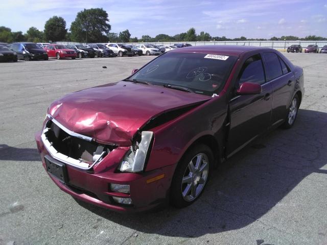 1G6DW677470145688 - 2007 CADILLAC STS MAROON photo 2