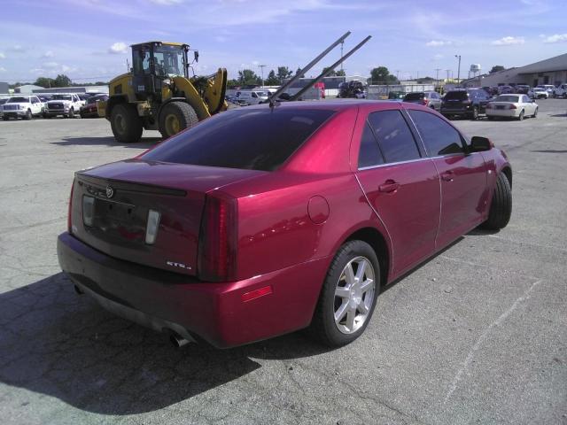 1G6DW677470145688 - 2007 CADILLAC STS MAROON photo 4