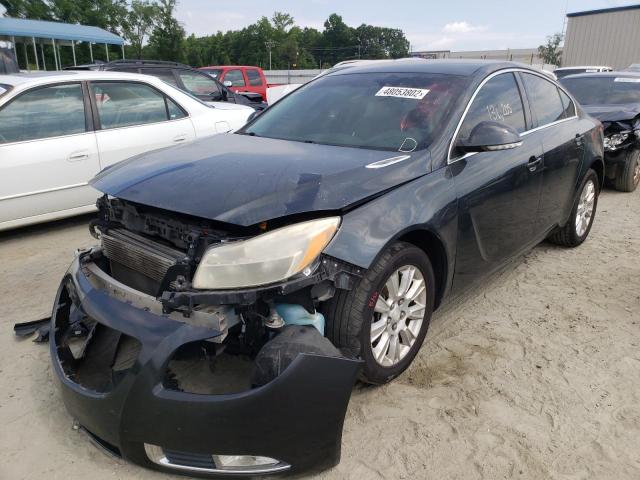 2G4GR5ER9D9137616 - 2013 BUICK REGAL BLACK photo 2