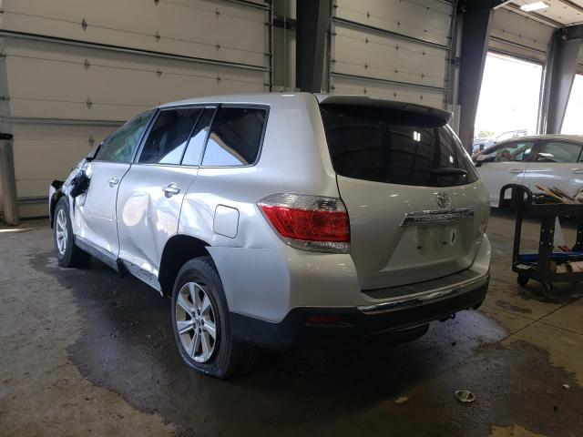 5TDBK3EH6CS170433 - 2012 TOYOTA HIGHLANDER Күміс фото 3