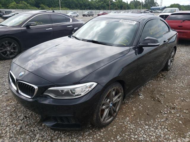 WBA1J7C50GV360719 - 2016 BMW M235I BLACK photo 2