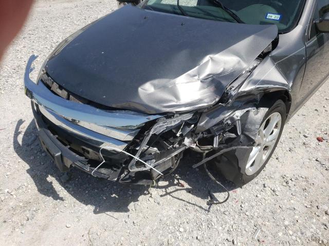 3FAHP0HAXCR436084 - 2012 FORD FUSION SE GRAY photo 9