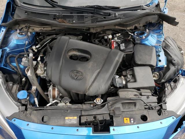 3MYDLBYV4KY515050 - 2019 TOYOTA YARIS L BLUE photo 7