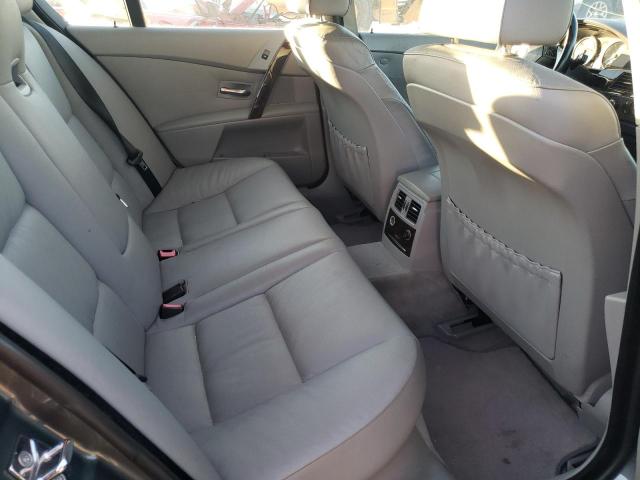 WBANE73537CM49623 - 2007 BMW 5 SERIES GRAY photo 6