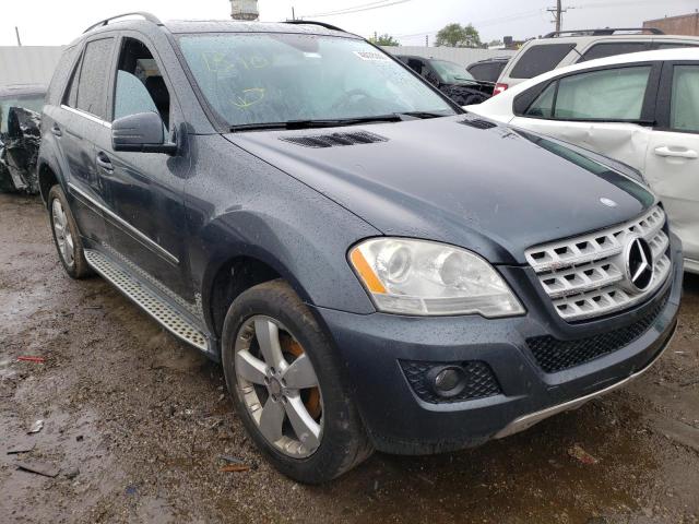 4JGBB8GB5BA703014 - 2011 MERCEDES-BENZ ML 350 4MA BLUE photo 1