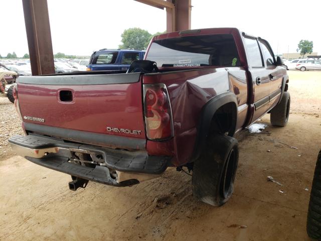 1GCHK23164F162358 - 2004 CHEVROLET SILVERADO MAROON photo 4