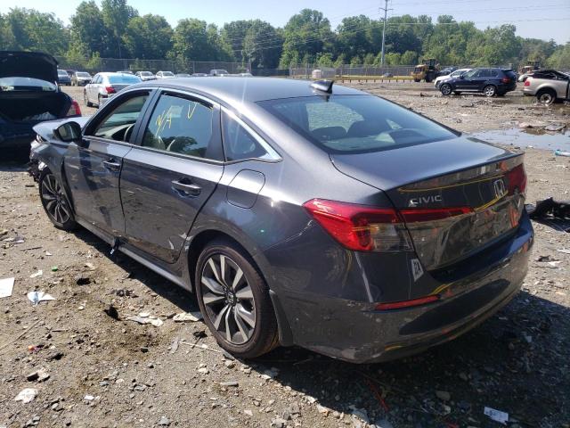 2HGFE1F70NH315908 - 2022 HONDA CIVIC EX  photo 3