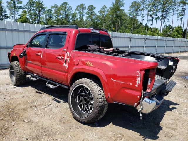 5TFAZ5CN9HX023827 - 2017 TOYOTA TACOMA DOU RED photo 3