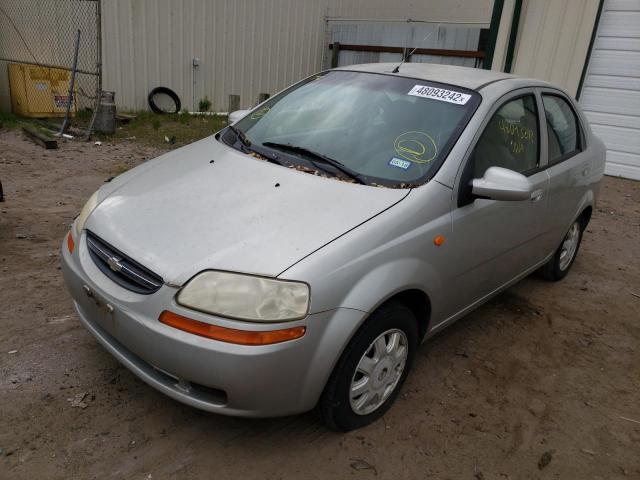 KL1TJ52674B265217 - 2004 CHEVROLET AVEO LS 银色 照片 2
