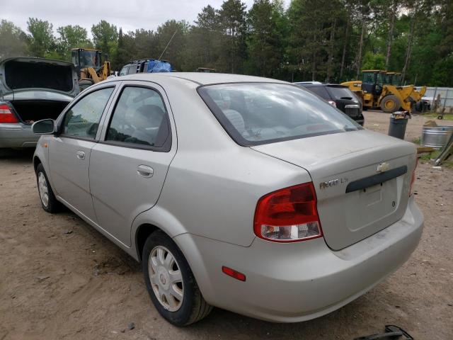 KL1TJ52674B265217 - 2004 CHEVROLET AVEO LS 银色 照片 3