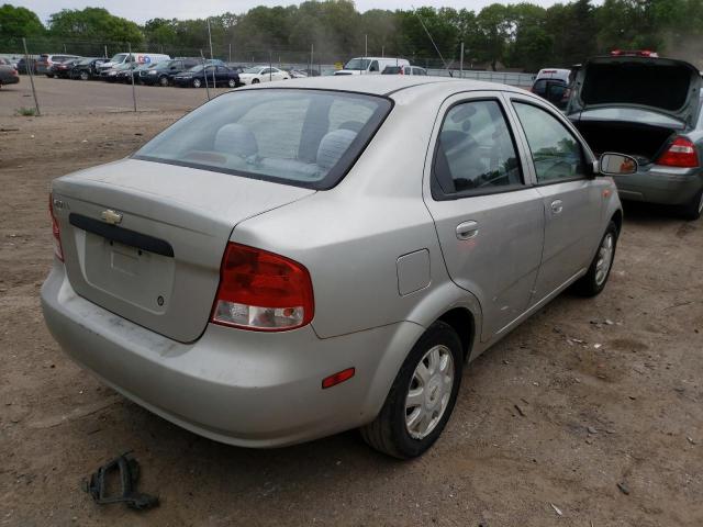 KL1TJ52674B265217 - 2004 CHEVROLET AVEO LS 银色 照片 4