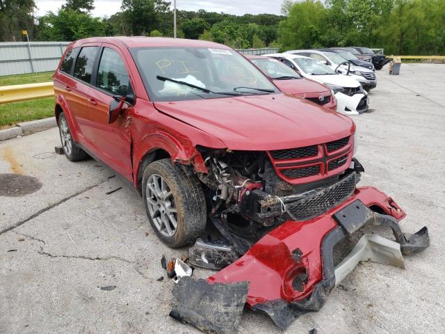 3C4PDCEG7JT473442 - 2018 DODGE JOURNEY GT RED photo 1