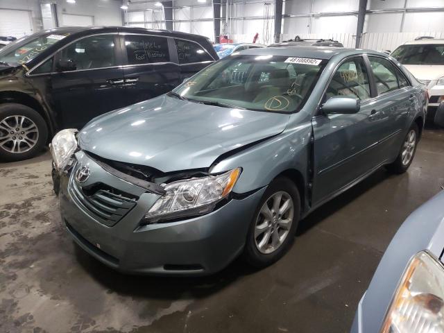 4T4BE46K58R019031 - 2008 TOYOTA CAMRY CE BLUE photo 2