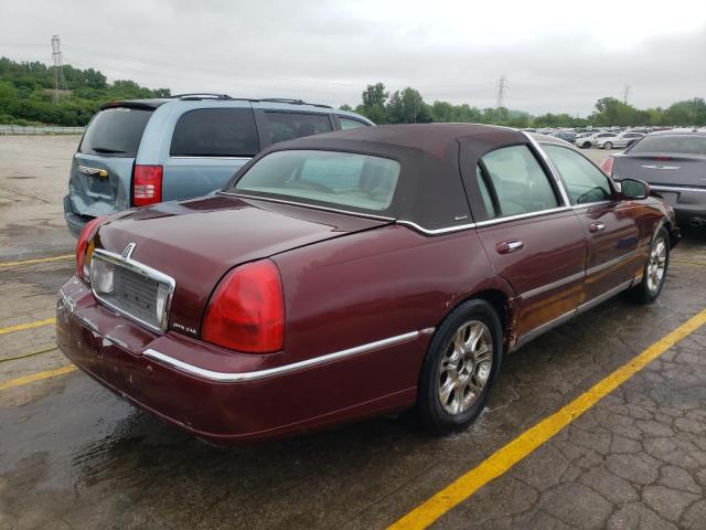 1LNHM83W24Y634547 - 2004 LINCOLN TOWN CAR U BURGUNDY photo 4