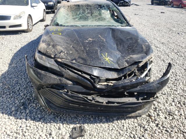 4T1B11HK9JU012235 - 2018 TOYOTA CAMRY BLACK photo 9